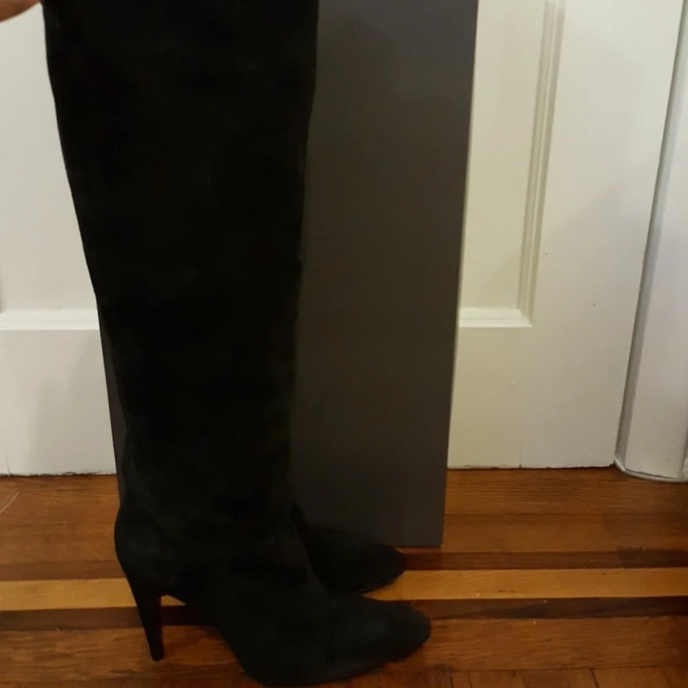 7 For All Mankind Isis suede boots